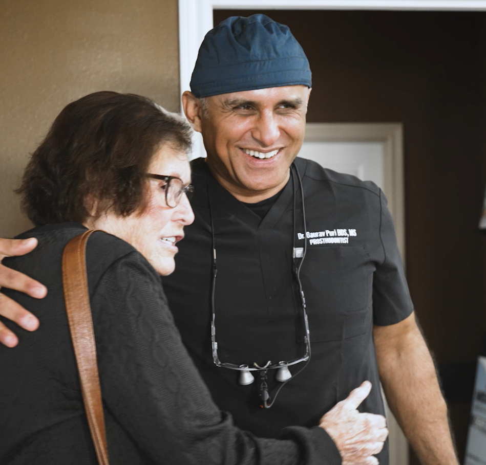Dental implant patient at A1 Dental Lampasas